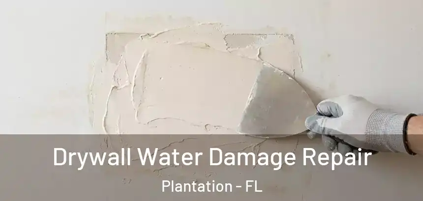 Drywall Water Damage Repair Plantation - FL