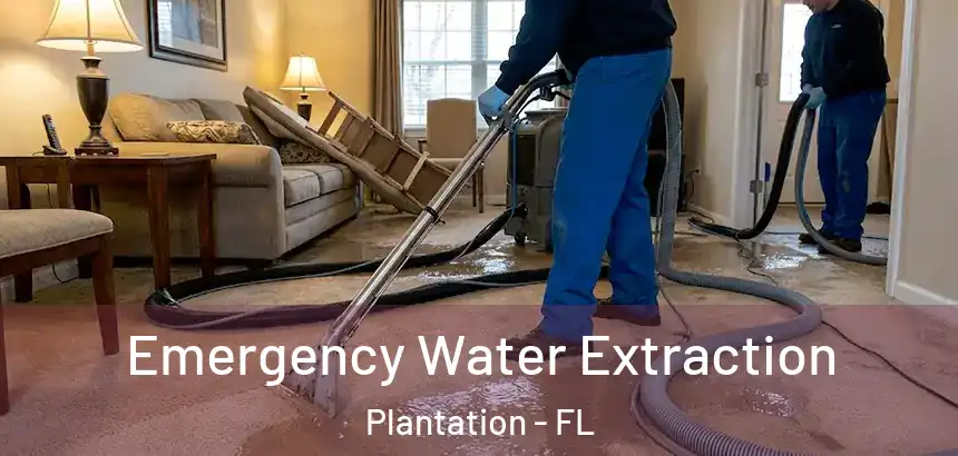  Emergency Water Extraction Plantation - FL
